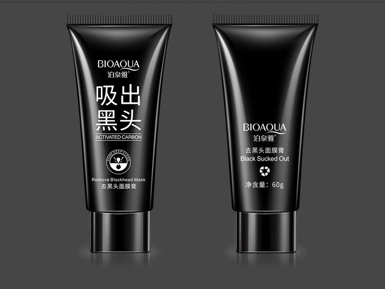 Bioaqua Blackhead Removal Mask T District Care Oil Control Clean Tearing Nasal Membrane Acne Shrink Pore Mask