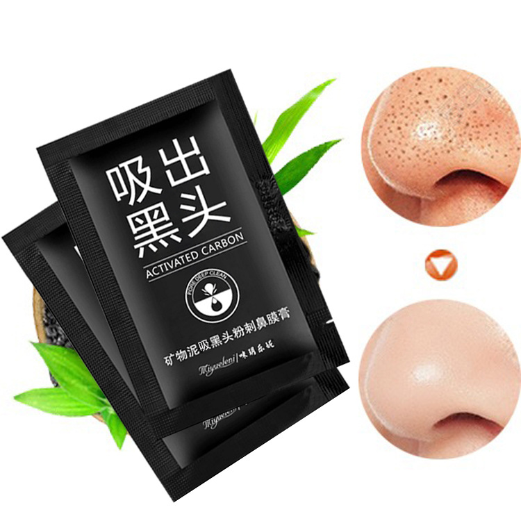 Mi Xiaoloni Mineral Clay Blackhead Suction Nasal Membrane Blackhead Suction Mask Tearing Shrink Pores Nasal Sticker