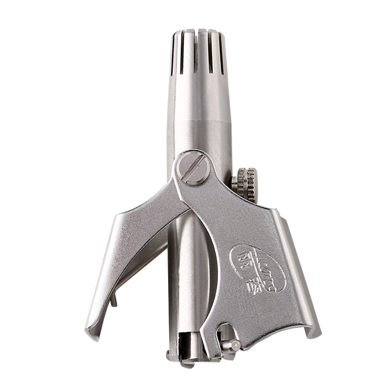 New Stainless Steel Nose Hair Trimmer Men&#039;s Manual Nose Hair Trimmer Nose Hair Scissors Shaving Nasal Knife