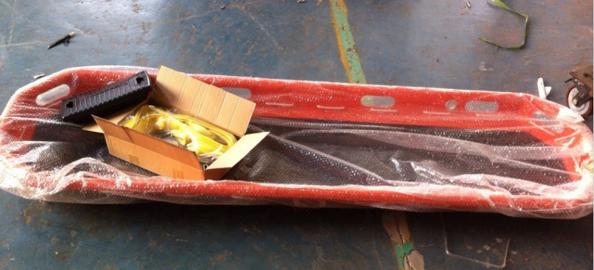 Detachable basket stretcher helicopter stretcher air rescue folding stretcher multi-function boat stretcher Detachable basket stretcher helicopter stretcher air rescue folding stretcher multi-function boat stretcher