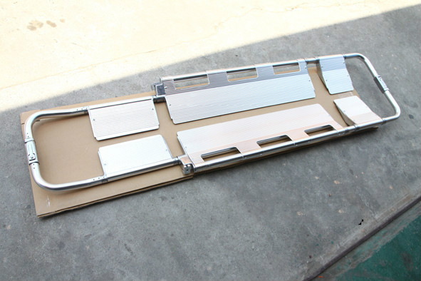Aluminium alloy shovel stretcher ambulance stretcher detachable stretcher collapsible aluminium alloy fire stretcher Aluminium alloy shovel stretcher ambulance stretcher detachable stretcher collapsible aluminium alloy fire stretcher