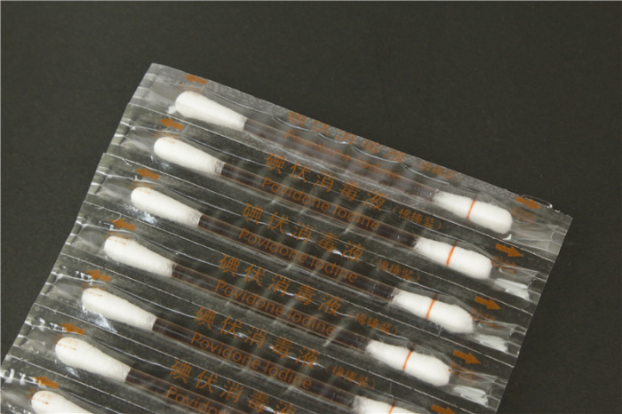  Povidone iodine disinfection cotton swab Portable cotton swabs