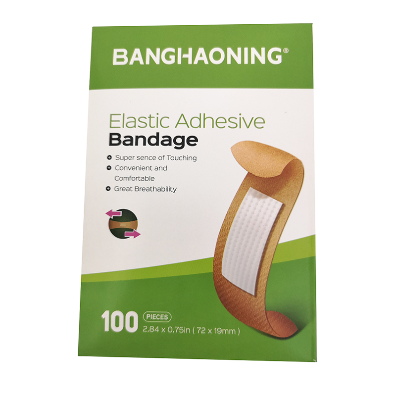 Bonhaoning bandage wound protection elastic adhesive tape 72mm*19mm 100pc/ box
