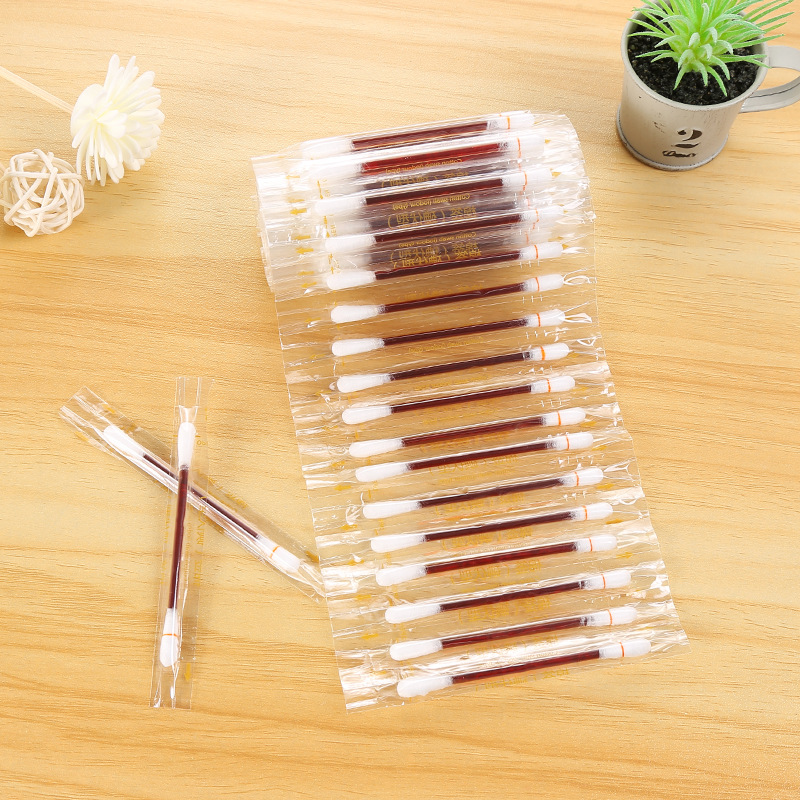 Iodopher Disinfection Cotton Swab Independent Packaging Cotton Swab Scratch Wound Care Iodine Disinfection Cotton Swab