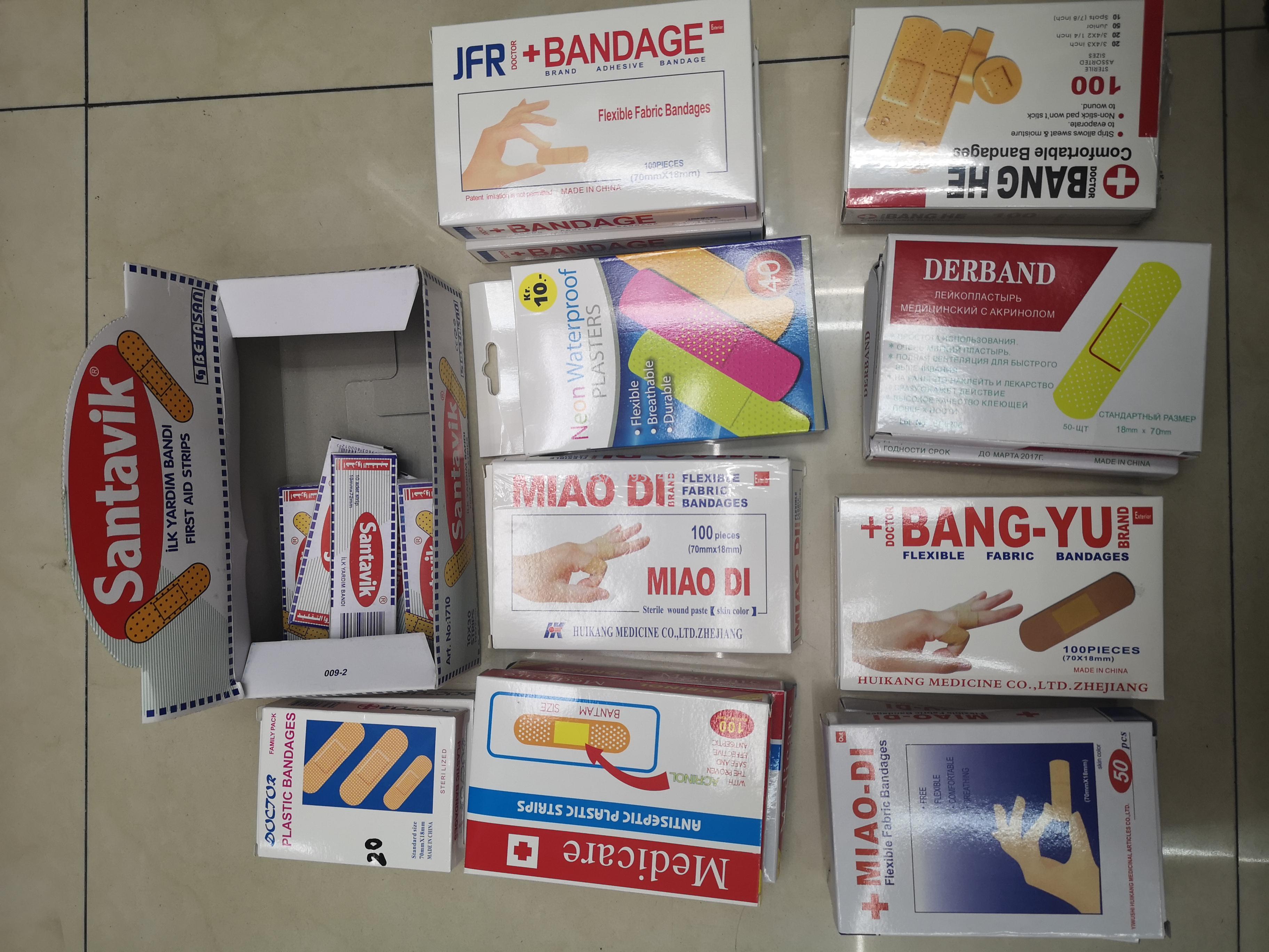 MIAO DI bang-yu NUONING BANGHE circles BANG ZE adhesive bandage first aid  FLEXIBLE FABRIC BANDAGES PLASTIC BANDAGES/NEO