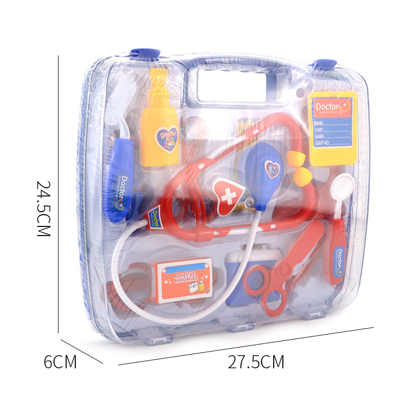 Children&#039;s Stethoscope Doctor Toy Play House Toy Set Medical Equipment Simulation Stethoscope Girl Toy Wholesale