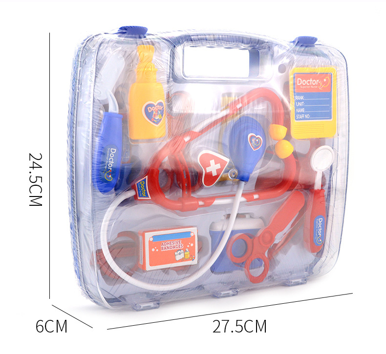 Children's Stethoscope Doctor Toy Play House Toy Set Medical Equipment Simulation Stethoscope Girl Toy Wholesale