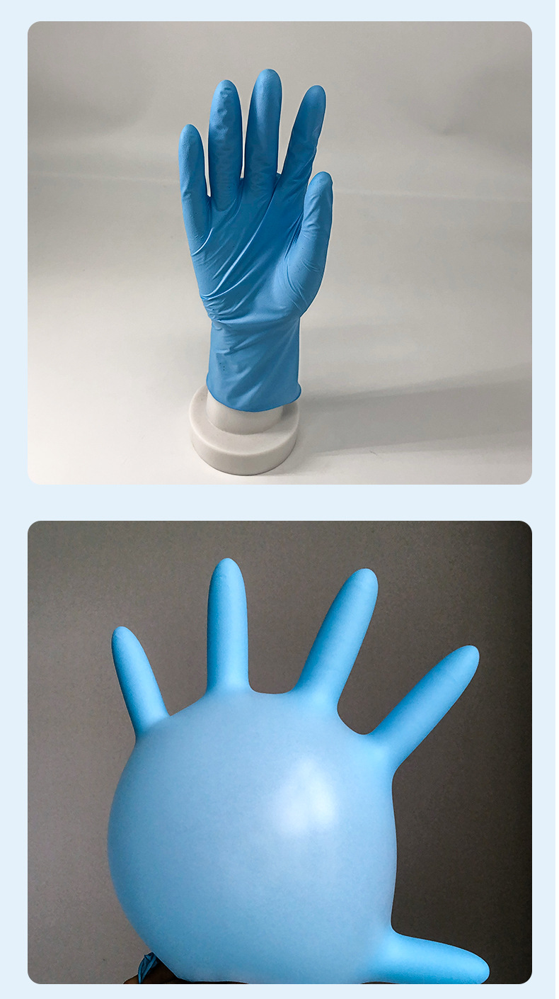 L Medical Disposable PVC Latex Gloves Powder-Free Nitrile Gloves Medical Beauty Salon Removable Hair Dyeing Gloves
