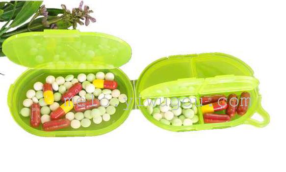 5 cell drug storage box, double kit