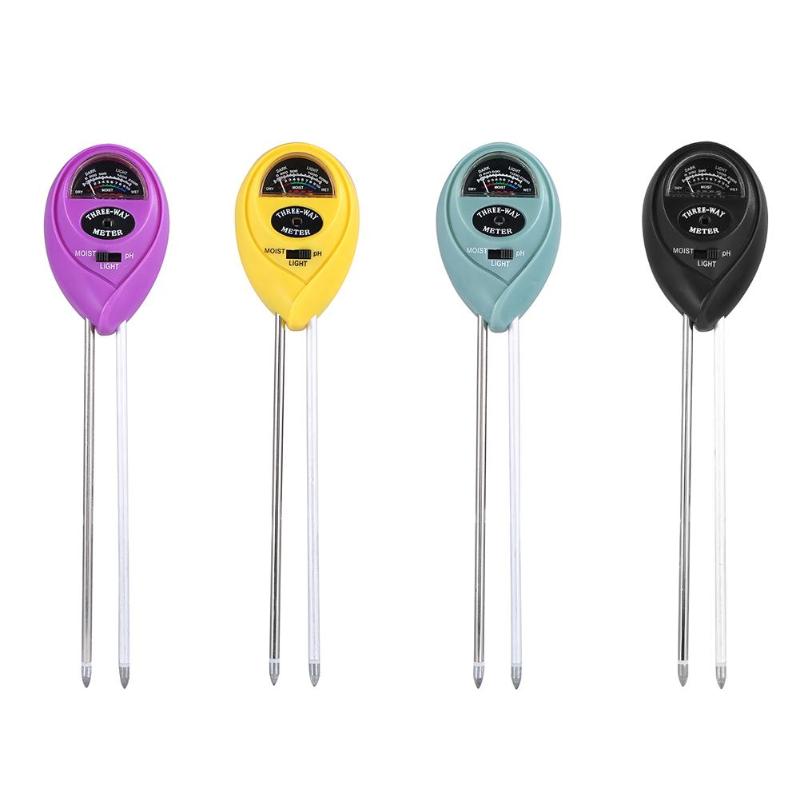 Three in one horticultural tester soil hygrometer PH value light illumination test
