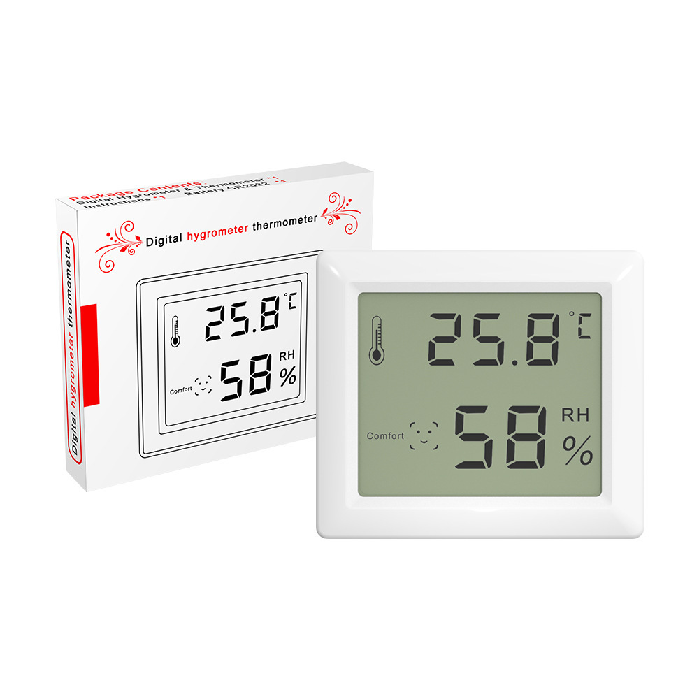 New Ultra-Thin Electronic Hygrometer Wet and Dry Children's Room Wall Hanging Temperature & Humidity Meter New Ultra-Thin Electronic Hygrometer Wet and Dry Children's Room Wall Hanging Temperature & Humidity Meter
