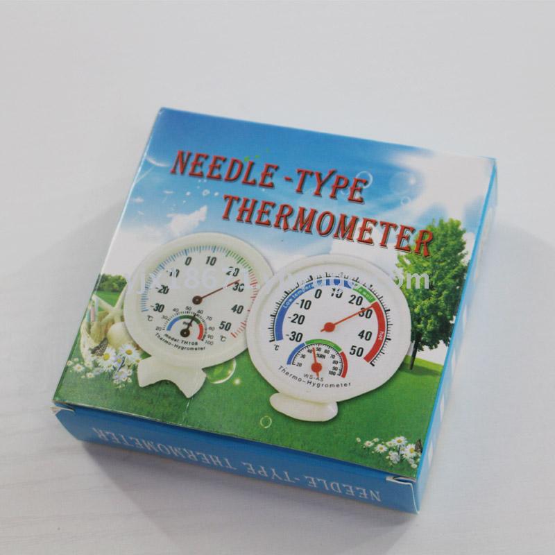 Mini indoor table temperature and hygrometer can be linked to induction pointer temperature and hygrometer