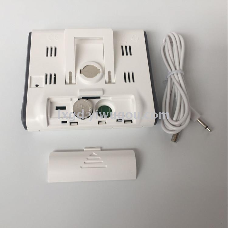 Dc103 Indoor and Outdoor Thermometer Hygrometer with Clock Function Portable Hygrometer with Probe Frost Report