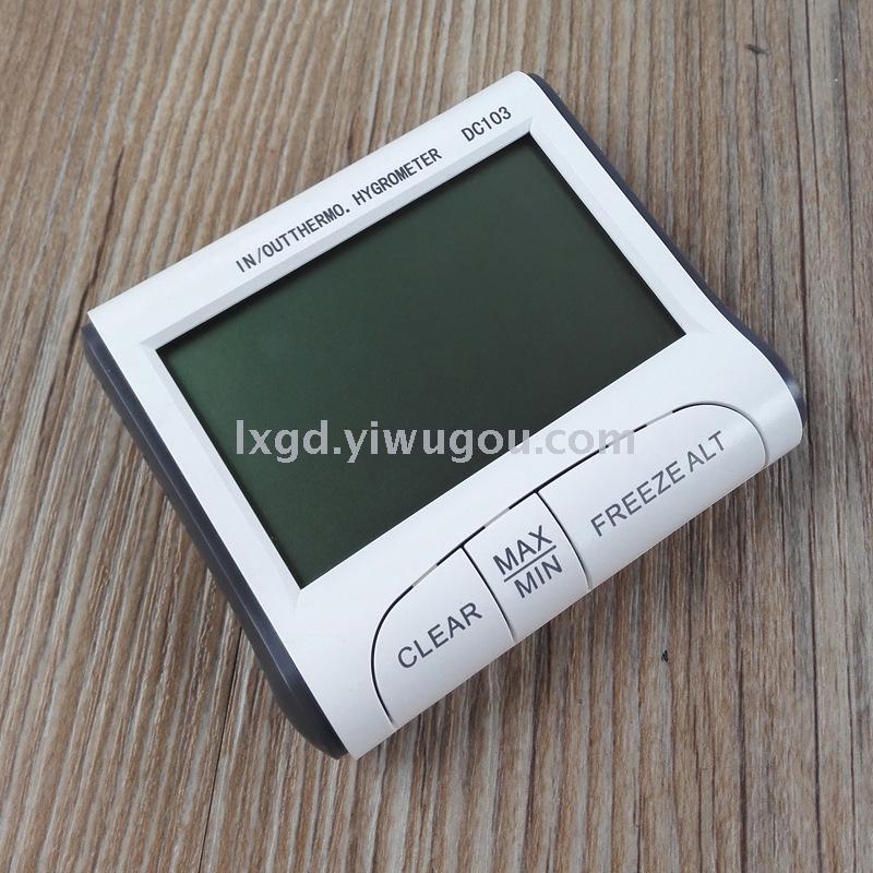 Dc103 Indoor and Outdoor Thermometer Hygrometer with Clock Function Portable Hygrometer with Probe Frost Report Dc103 Indoor and Outdoor Thermometer Hygrometer with Clock Function Portable Hygrometer with Probe Frost Report