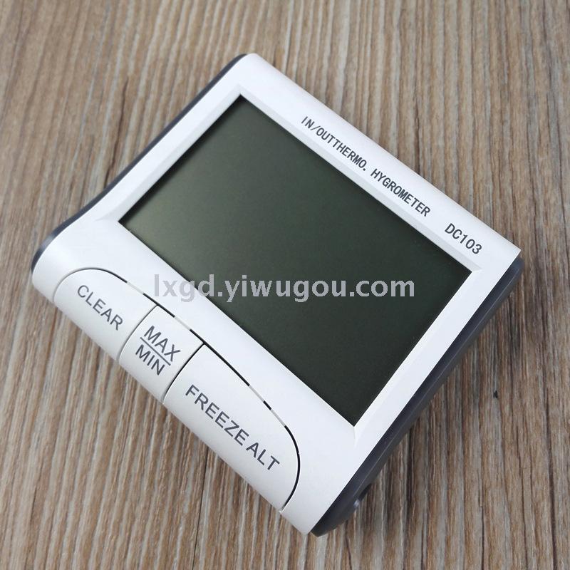 Dc103 Indoor and Outdoor Thermometer Hygrometer with Clock Function Portable Hygrometer with Probe Frost Report Dc103 Indoor and Outdoor Thermometer Hygrometer with Clock Function Portable Hygrometer with Probe Frost Report