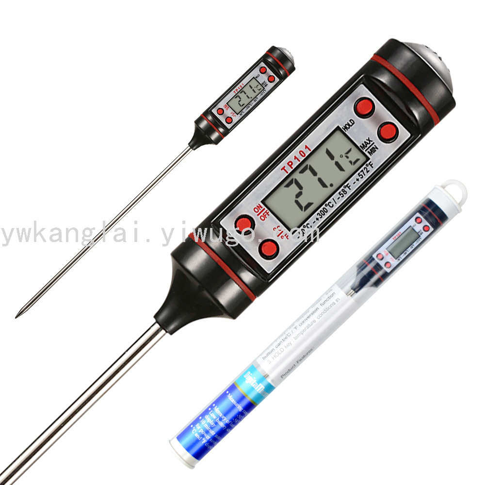 Tp101 Food Thermometer Barbecue Thermometer Milk Barbecue Thermometer Large Screen Display