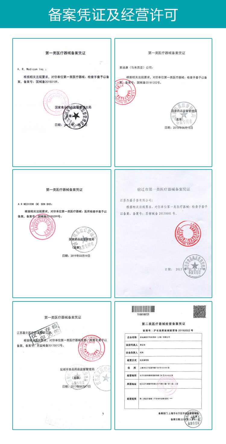 Nitrile glove rubber powderfree ultrathin slipproof and oilresistant Household Food surgical Inspection Inspection