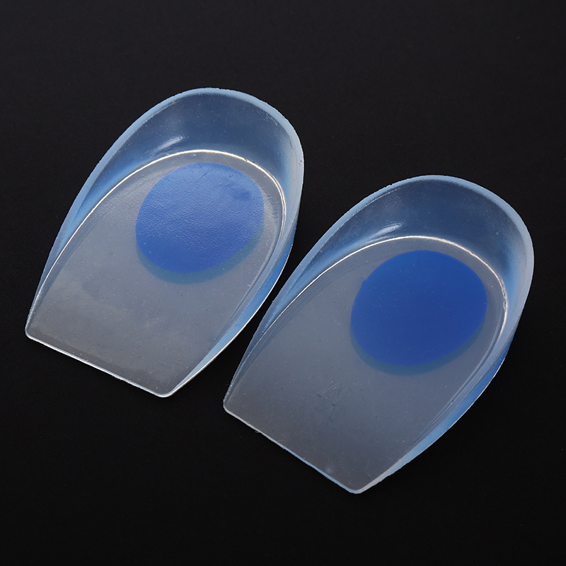 Transparent heel pad silicone insole