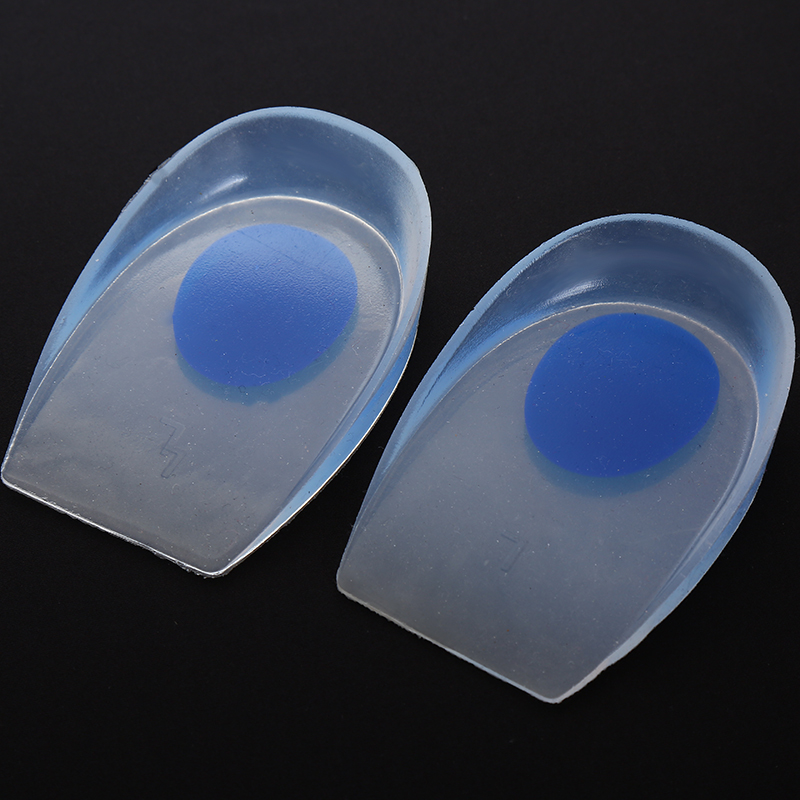 Transparent heel pad silicone insole