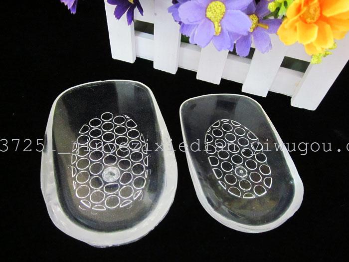 Gold leaf invisible transparent soles to protect new silicone heel pad Saddle (female)