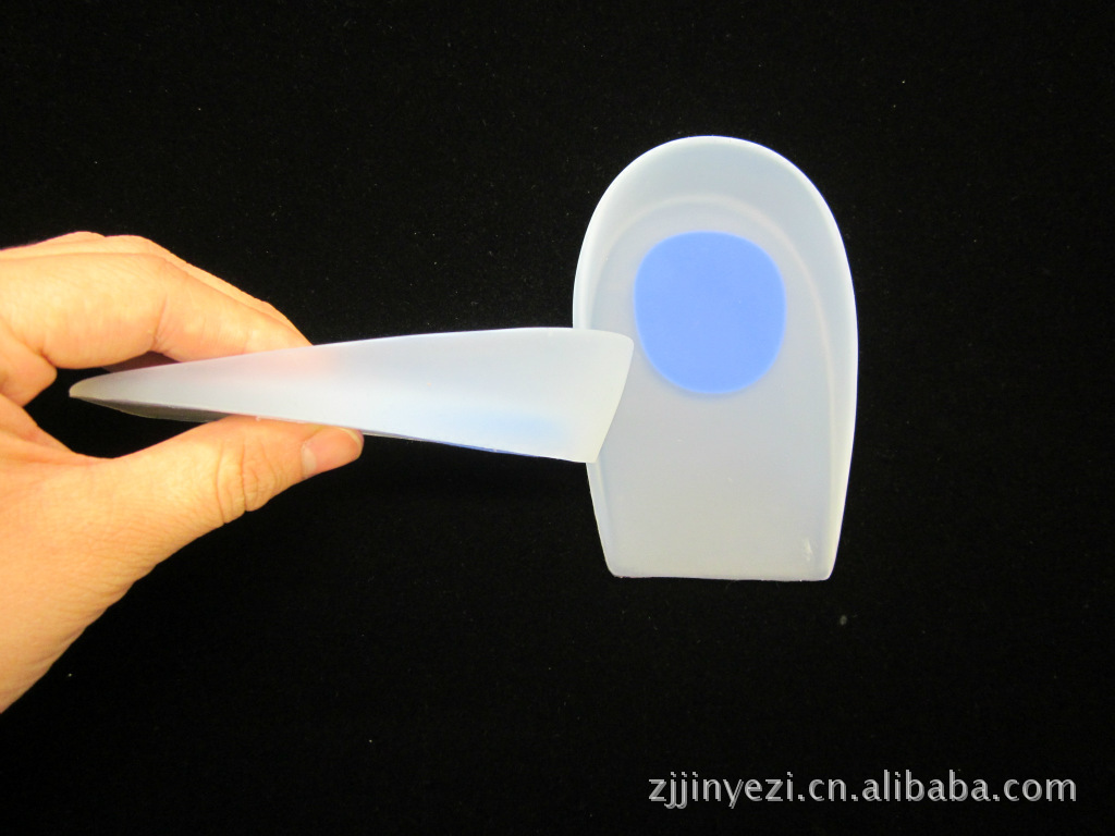 Authentic professional silicone heel spur pain heel pad pad (blue M) Authentic professional silicone heel spur pain heel pad pad (blue M)