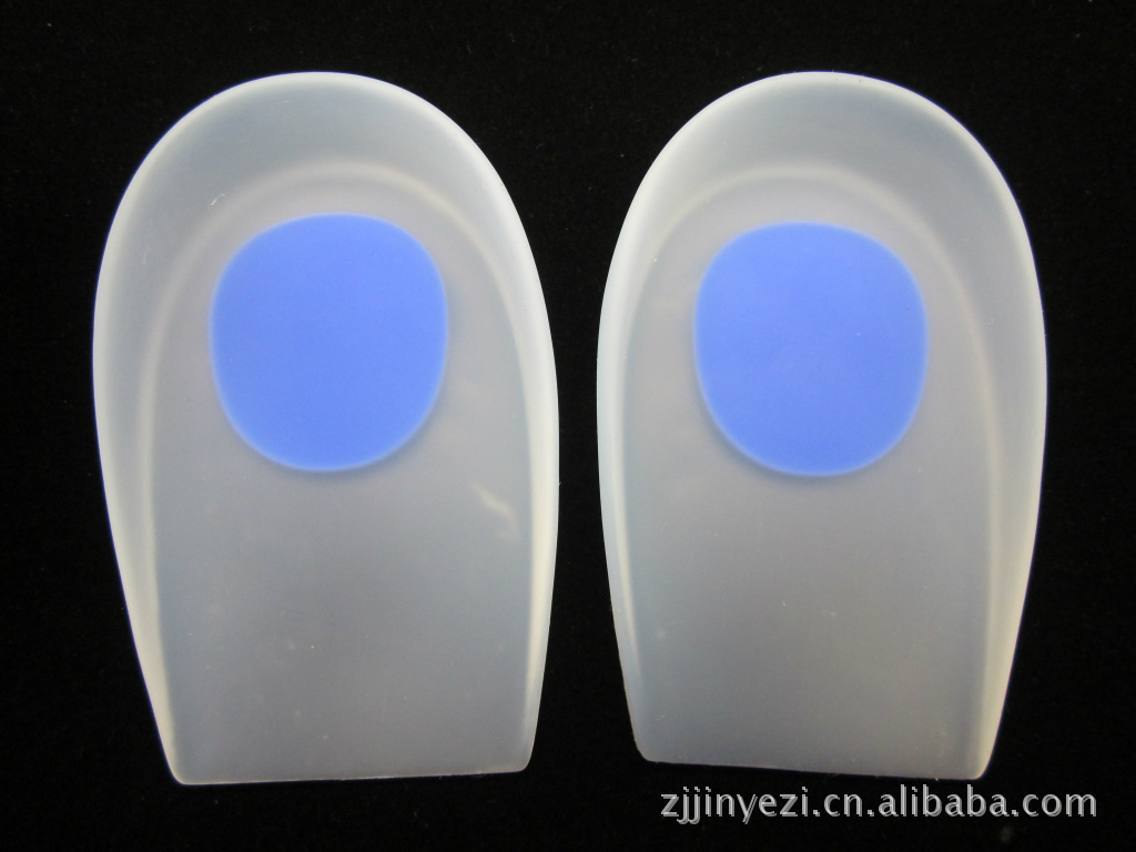 Authentic professional silicone heel spur pain heel pad pad (blue M) Authentic professional silicone heel spur pain heel pad pad (blue M)