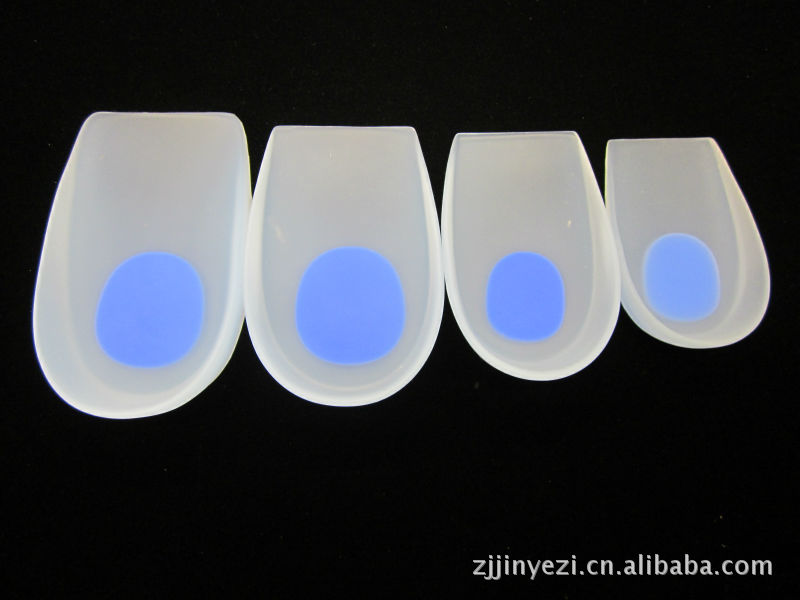 Authentic professional silicone heel spur pain heel pad pad (blue M) Authentic professional silicone heel spur pain heel pad pad (blue M)