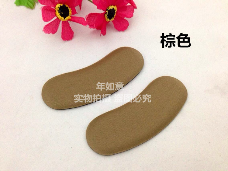 The shoe pad factory wholesale sponge heel stick half code pad nursing post anti slip anti wear anti drop heel pad