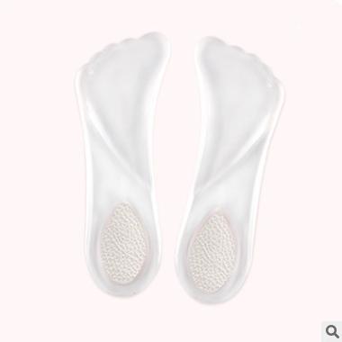 Silicone foot arch massage seven - point invisible PORON heel pad lady high - heeled shoes seven - point pad