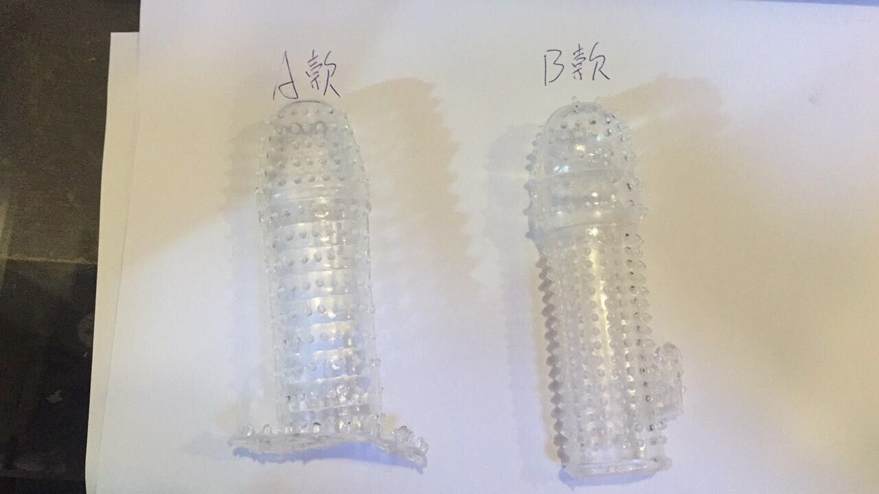 Men's Sexy Exotic Condom Condom Sex Toys Men's Crystal Set Adult Sex Product One-Piece Delivery Wholesale