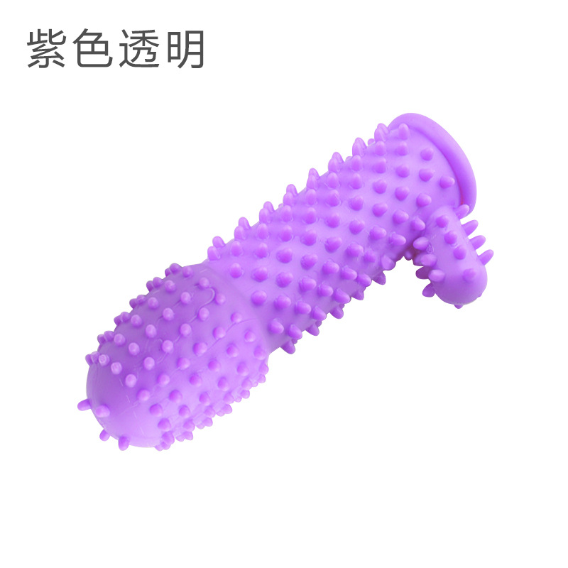 Men's Sexy Exotic Condom Condom Sex Toys Men's Crystal Set Adult Sex Product One-Piece Delivery Wholesale