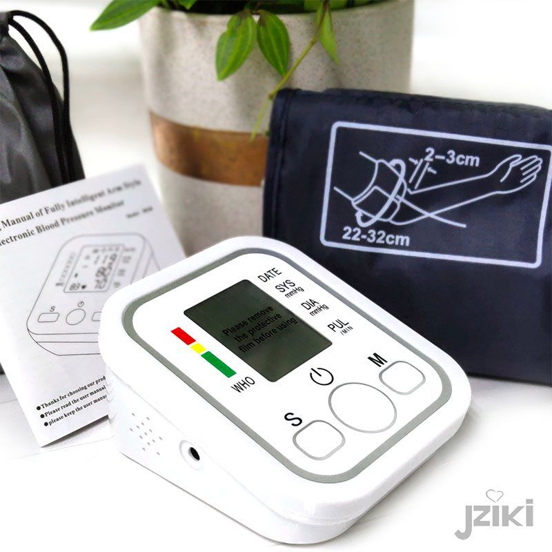 Sphygmomanometer English Arm Blood Pressure Measuring Instrument Yellow White Foreign Trade Sphygmomanometer OEM