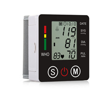 Sphygmomanometer English Arm Blood Pressure Measuring Instrument Yellow White Foreign Trade Sphygmomanometer OEM