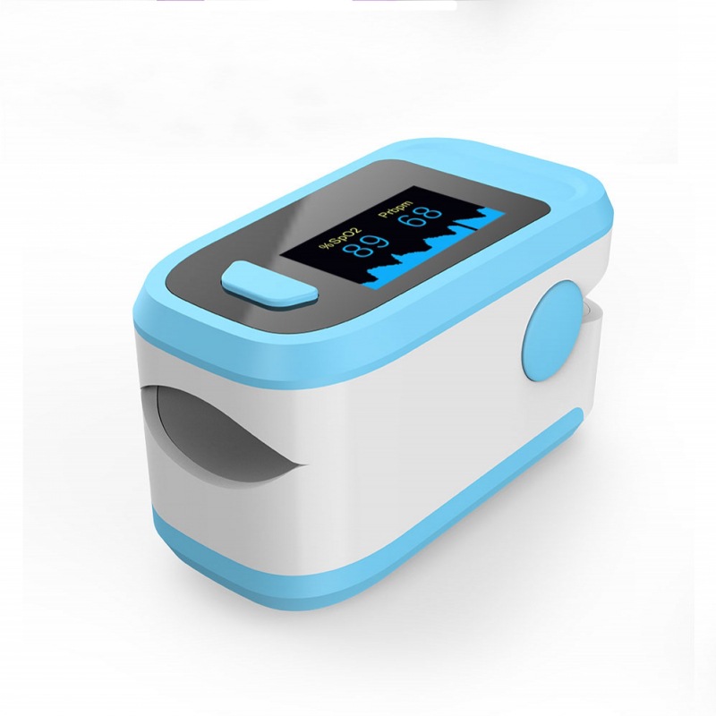 F169 Hand-Hold Pulse Oximeter Fingertip Blood Oxygen Saturation Monitor Heart Rate Detector Blood Pressure Monitor