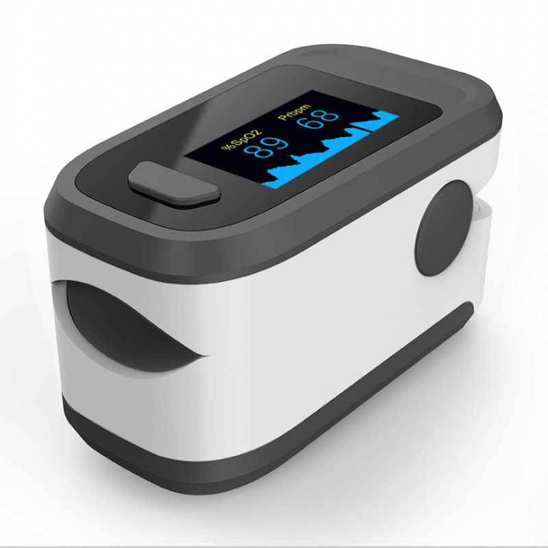 F169 Hand-Hold Pulse Oximeter Fingertip Blood Oxygen Saturation Monitor Heart Rate Detector Blood Pressure Monitor