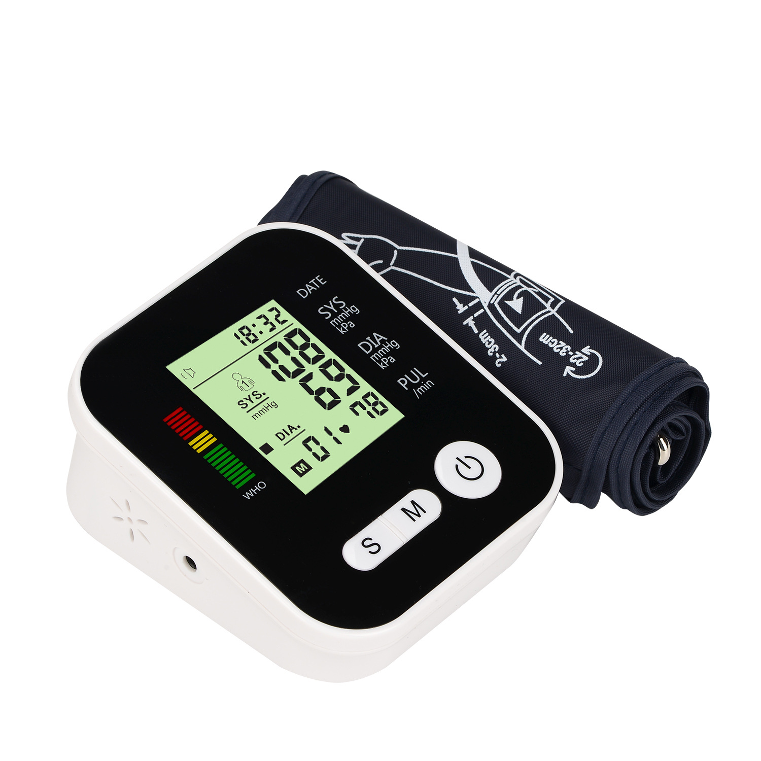 Sphygmomanometer 2019 Electronic Blood Pressure Meter Arm Blood Pressure Meter Lithium Battery Three-Color Sphygmomanometer 2019 Electronic Blood Pressure Meter Arm Blood Pressure Meter Lithium Battery Three-Color