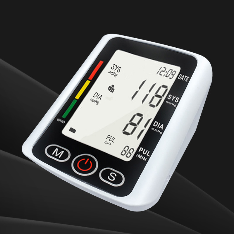 Neutral English Blood Pressure Meter USB Rechargeable English Voice Amazon Sphygmomanometer