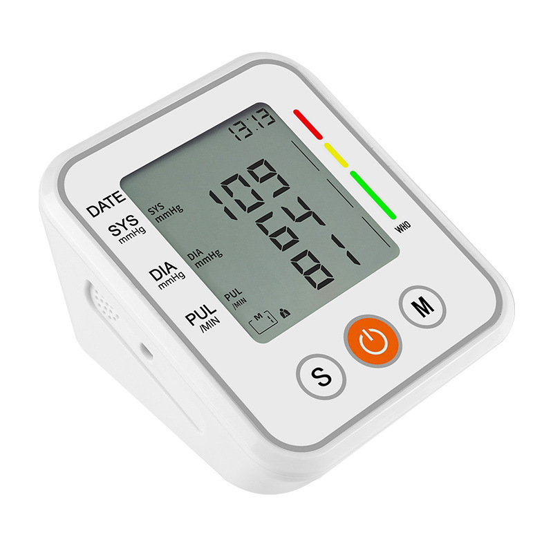 Electronic Sphygmomanometer Large Screen Arm Type Chinese and English Voice Blood Pressure Measuring Instrument
