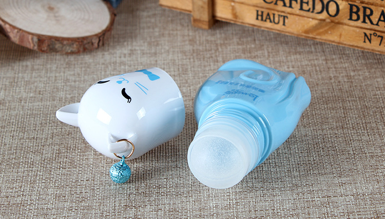 LanzoYe Cat Fragrance Roll-on Body Lotion Travel Women's Underarm Fragrance Antiperspirant Ball Perfume