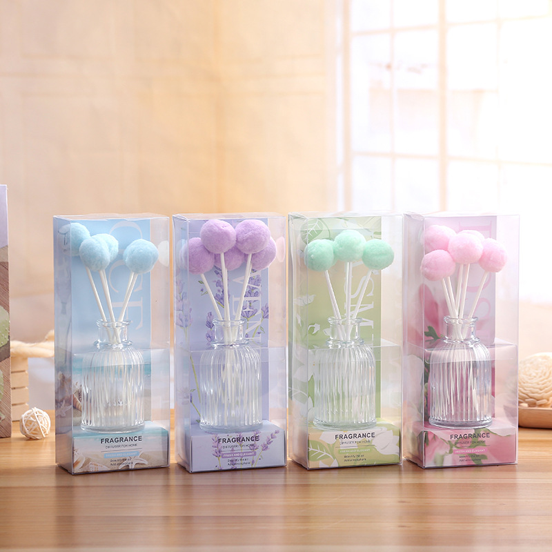 Factory Wholesale Dark Fragrance Fire-Free Aromatherapy Set Spice Glass Rattan Auxiliary Volatile Household Perfume