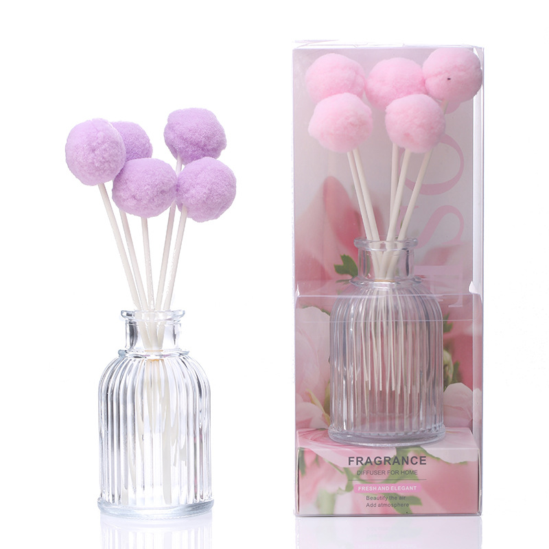 Factory Wholesale Dark Fragrance Fire-Free Aromatherapy Set Spice Glass Rattan Auxiliary Volatile Household Perfume