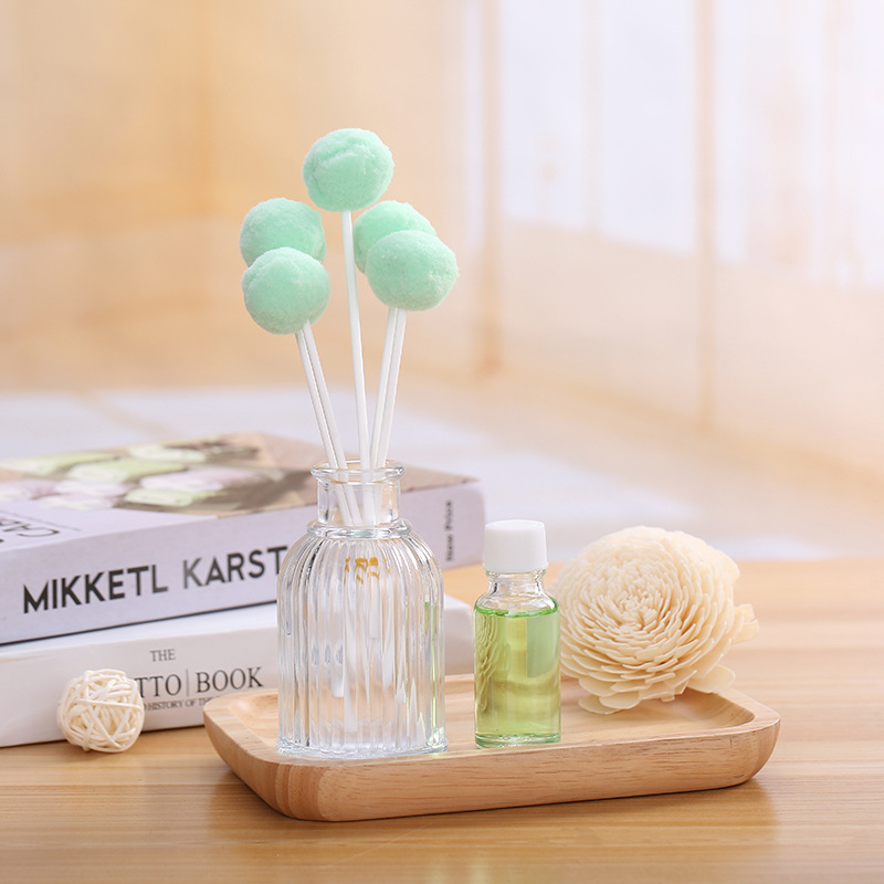 Factory Wholesale Dark Fragrance Fire-Free Aromatherapy Set Spice Glass Rattan Auxiliary Volatile Household Perfume