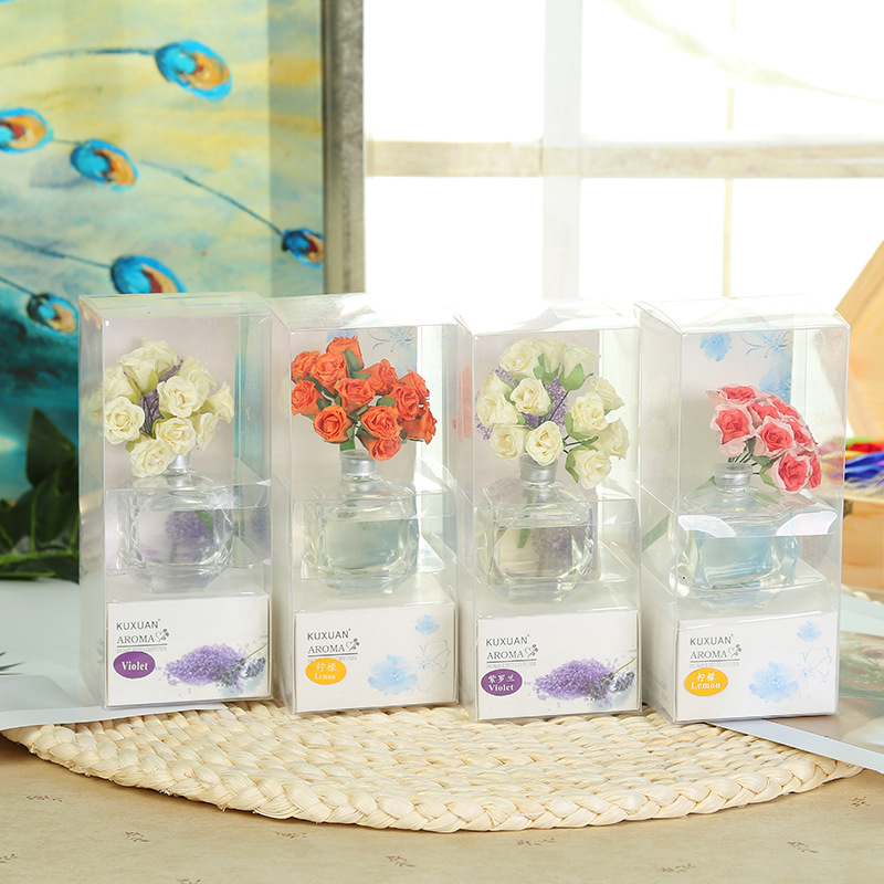 Factory Direct Sales Reed Diffuser Essential Oil Set Rattan Aroma Gift Box Indoor Perfume Room Spice Purifying Air