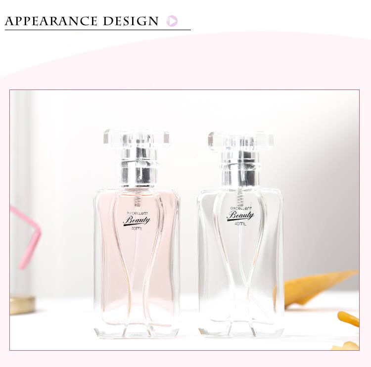Unique beauty fragrance fresh and elegant flowers and fruit fragrance 40ml lasting sweet girls perfume