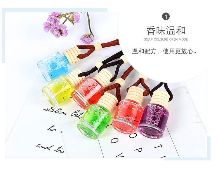 Hot Sale Creative Car Accessory Perfume Ornaments Car Aromatherapy Air Fresh Deodorant Pendant Factory Wholesale