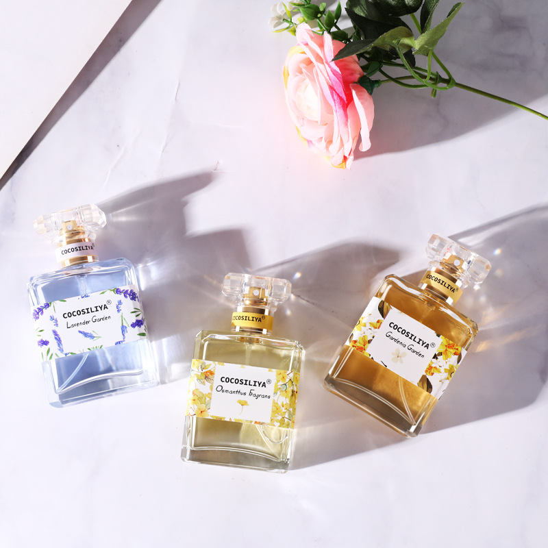 Floral Perfume Osmanthus Rose Lavender Gardenia Light Perfume Long-Lasting Natural Fresh Cosmetics Wholesale