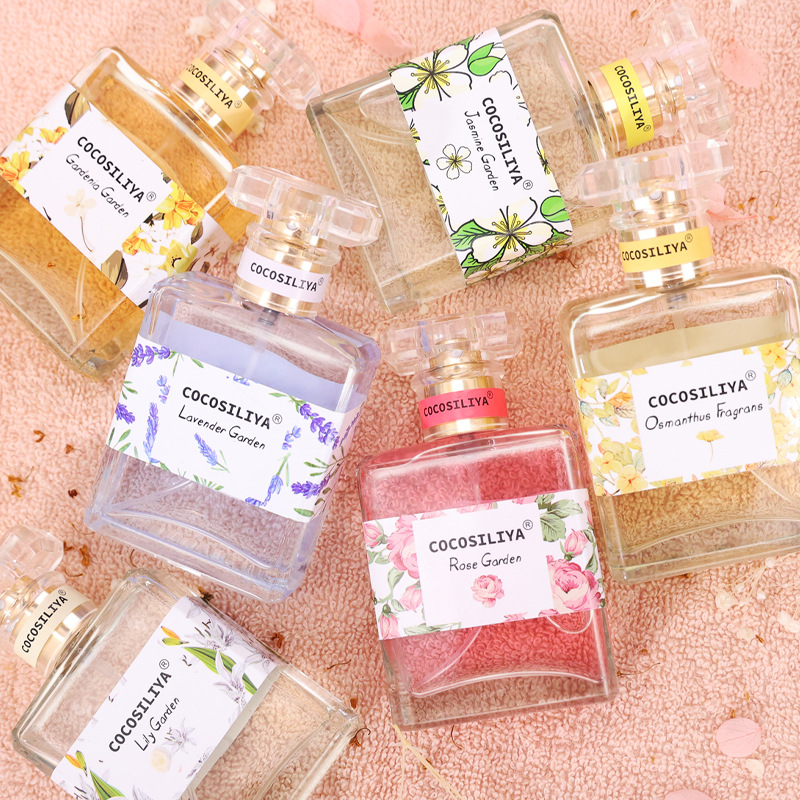 Floral Perfume Osmanthus Rose Lavender Gardenia Light Perfume Long-Lasting Natural Fresh Cosmetics Wholesale