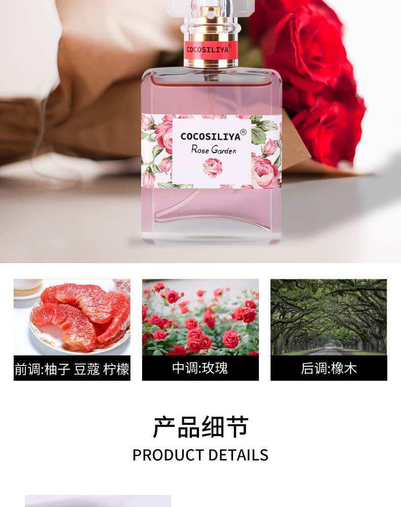 Floral Perfume Osmanthus Rose Lavender Gardenia Light Perfume Long-Lasting Natural Fresh Cosmetics Wholesale Floral Perfume Osmanthus Rose Lavender Gardenia Light Perfume Long-Lasting Natural Fresh Cosmetics Wholesale