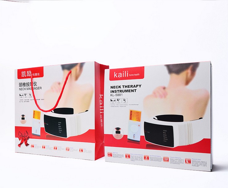  device foreign trade explosion type portable wireless cervical vertebra massage instrument therapeutic instrument