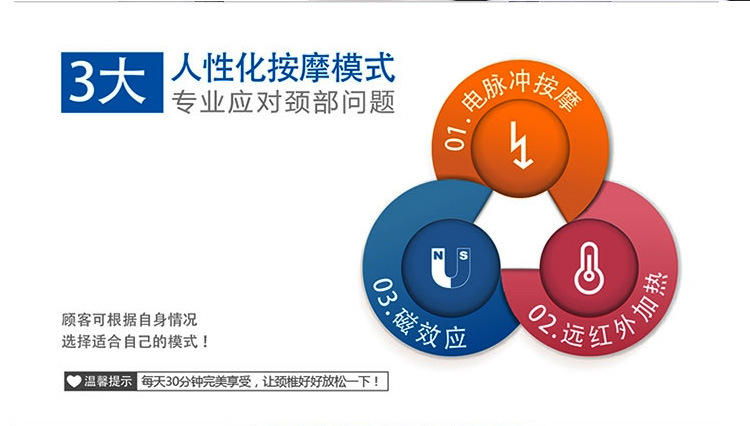 device foreign trade explosion type portable wireless cervical vertebra massage instrument therapeutic instrument device foreign trade explosion type portable wireless cervical vertebra massage instrument therapeutic instrument